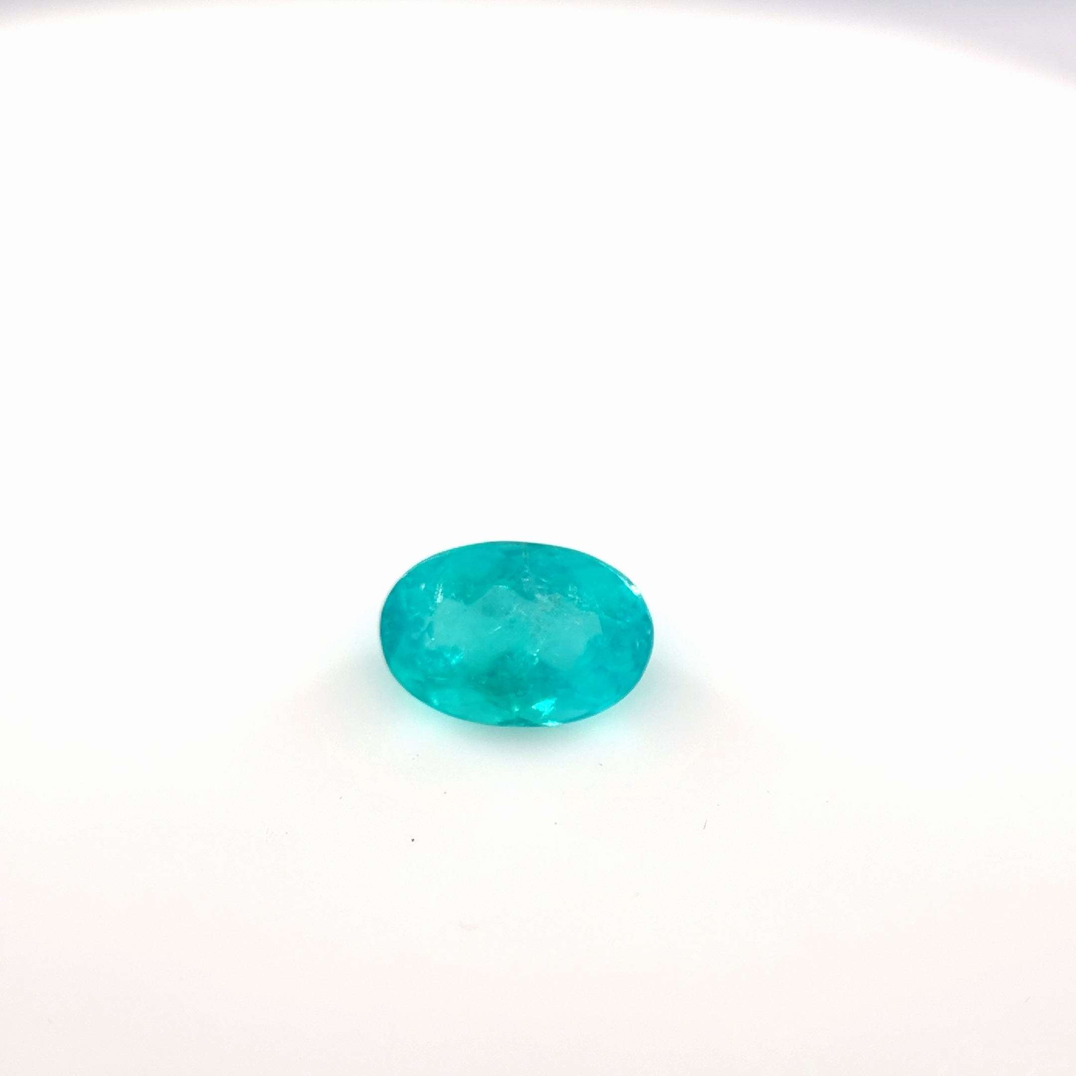 ブラジル産パライバトルマリン　0.48CT　GIA鑑別の商品画像 1